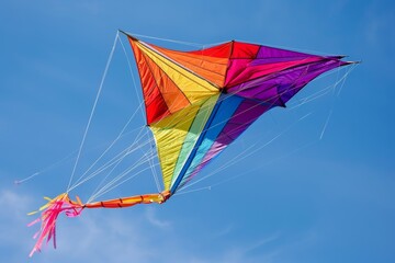 Colorful kite flying celebration of makar sankranti hindu holiday honoring sun deity surya