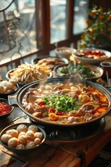 Obraz premium A delicious meal of Chinese food