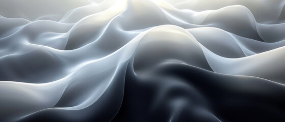 Fototapeta premium A blurry of a wave with a black and white background
