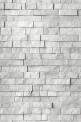 White split face marble brick tiles wall texture background