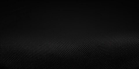 Black halftone gradient background with dots elegant texture empty pattern with copy space for product design or text copyspace 