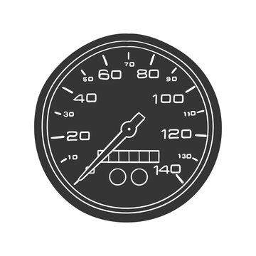 recommend clip art: Speedometer Icon Silhouette Illustration. Racing Vector Graphic Pictogram Symbol Clip Art. Doodle Sketch Black Sign.