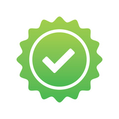 Green Gradient Verified Badge