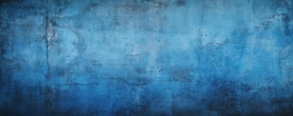 Fototapeta na wymiar Blue wall texture rough background dark concrete floor old grunge background painted color stucco texture with copy space