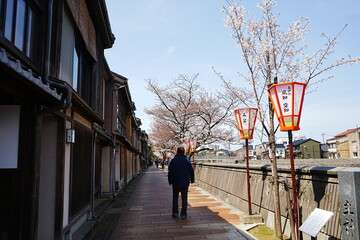 Higashi Chaya District in Higashiyama, Kanazawa, Japan - 日本 石川県 金沢市 東山...