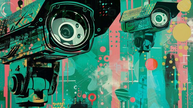 Unusual surveillance camera concept incorporating advanced facial recognition technology