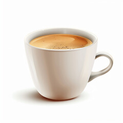 Obraz premium coffee cup isolated on white background
