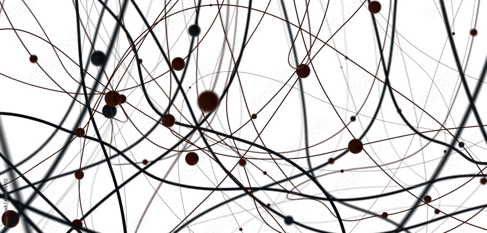 Leinwandbilder global network background. connecting triangles. globe of the earth. abstract planet in space. 3d re