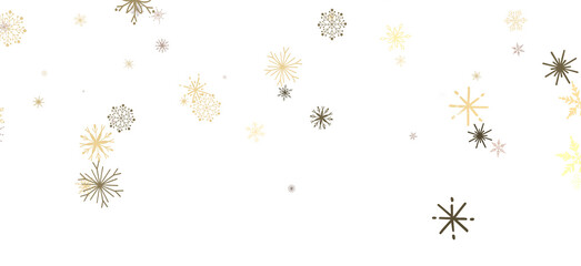 Snowflake Cascade: Mesmerizing 3D Illustration Depicting Descending Christmas Snowflakes