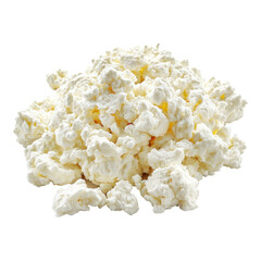 Delicious cottage cheese confection isolated on transparent background