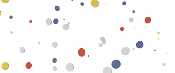 Confetti, paper triangle on the floor, fancy, colorful, celebration party