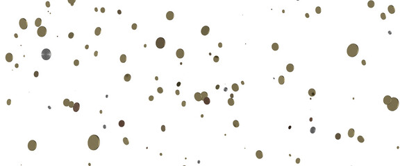 Radiant Revelry: Enthralling 3D Illustration of Shining gold Confetti