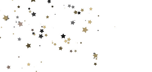Descendant Christmas Constellations: Mind-Blowing 3D Illustration of Falling Festive Star Patterns
