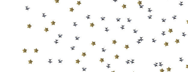 Gilded Rainfall: Experience the Magic of a 3D Gold Stars Shower