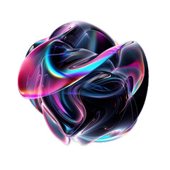 abstract background with a ball 3d render illustration Holo