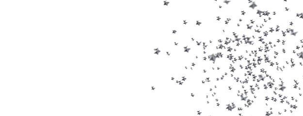 Obraz premium Enchanted Galaxy: Experience the Splendor of a 3D Gold Stars Shower