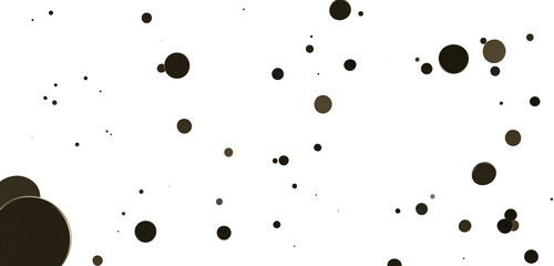 Mesmeric Moments: Mesmeric 3D Illustration Depicting Mesmerizing gold Confetti