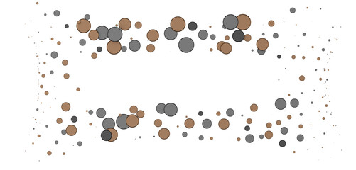 confetti png. Gold confetti falls from the sky.