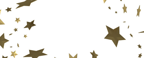 XMAS Stars - stars. Confetti celebration, Falling golden abstract decoration for party, birthday celebrate,