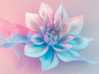 Fototapeta premium lotus flower isolated on white