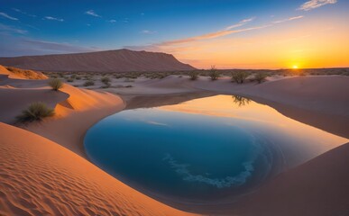 Fototapeta premium water, landscape, lake, sky, sunset, nature, sunrise, sea, clouds, reflection, mountain, mountains, beach, calm, sun, horizon, beauty, desert, cloud, dawn, view, travel, blue, panoramic, sand