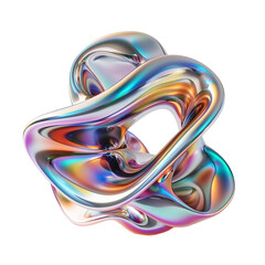 Holo abstract 3D Shape PNG