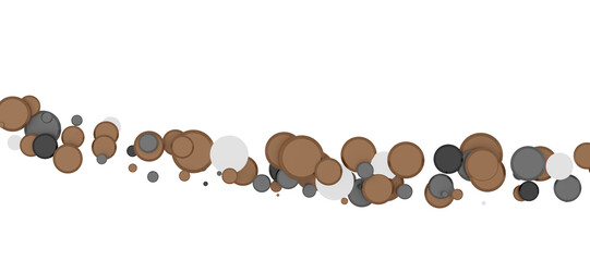 Enchanting Delight: Spectacular 3D Illustration Showcasing Enchanting gold Confetti