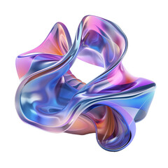 Holo abstract 3D Shape PNG image