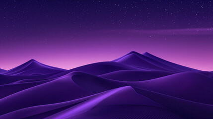 Fototapeta na wymiar purple sky and mountains