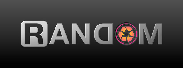 Testo RANDOM con sfondo colorato