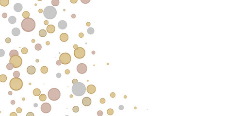 gold  Burst: Astonishing 3D Illustration of Bursting gold Confetti