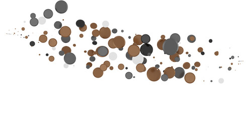 Confetti, paper triangle on the floor, fancy, colorful, celebration party