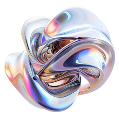 Holo abstract 3d rendered illustration