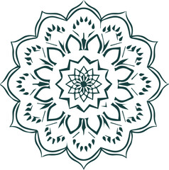 Beautiful mandala art, vector mandala design