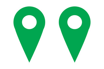 GPS map location icon