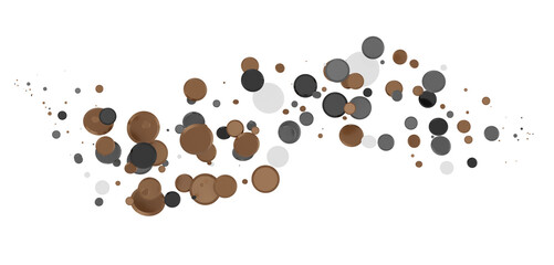 silver confetti explosion festive background