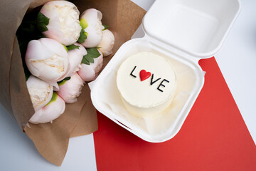 Bento cake with the inscription 