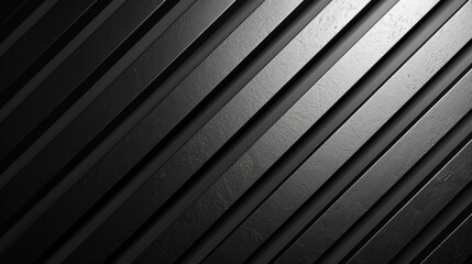 Fototapeta premium Monochrome symphony: A captivating black and white image of a metal surface adorned with intricate lines. A harmonious blend of contrast and texture.