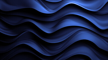 Abstract blue wavy background smooth curves motion luxury elegant wallpaper