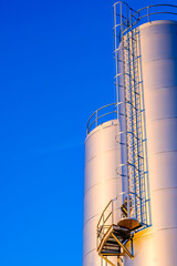 modern industry silo in austria