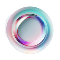 abstract background with circles Holo abstract 3D