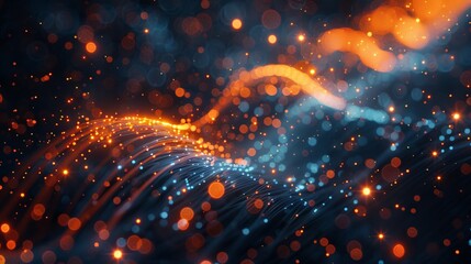 Fototapeta premium Smooth mesh blurred background Multi Color Gradient pattern