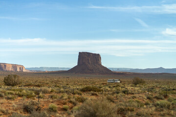 Solitary Home by Mitchell Butte