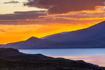 Mountains on sunrise