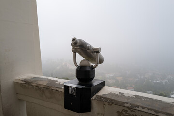 Foggy Observatory Viewpoint - Close Up  - Powered by Adobe