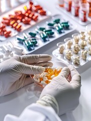 Careful Handling of Antibiotics and Probiotics in Medical Research Laboratory