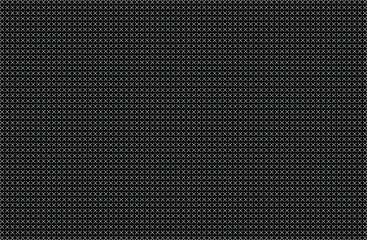 Seamless pattern. White outline. Small cross on a black background. Flyer background design, advertising background, fabric, clothing, texture, textile pattern.