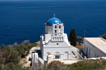 Église de Panagia Poulati à Sifnos, Grèce