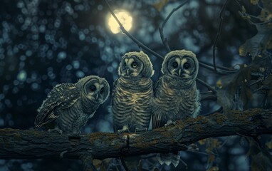 Stillness of Mysterious Owls