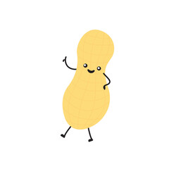 Illustration of a Peanut Character Pointing to Himself